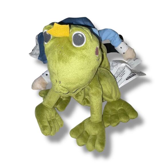 Ikea Kvack Frog & Prince Plush 2 in 1 Reversible Flip Nursery Decor Shower Gift - Picture 9 of 9